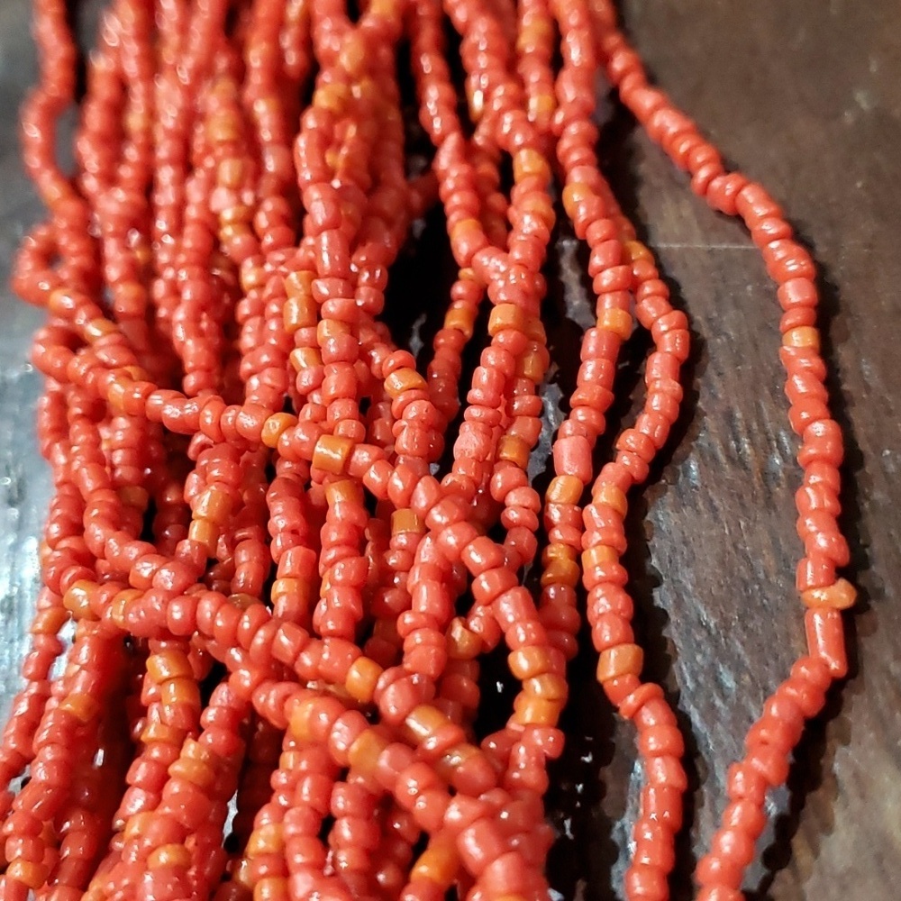 BEADED NECKLACE VINTAGE NATIVE TRIBAL ETHNIC BOHO COWGIRL GYPSY